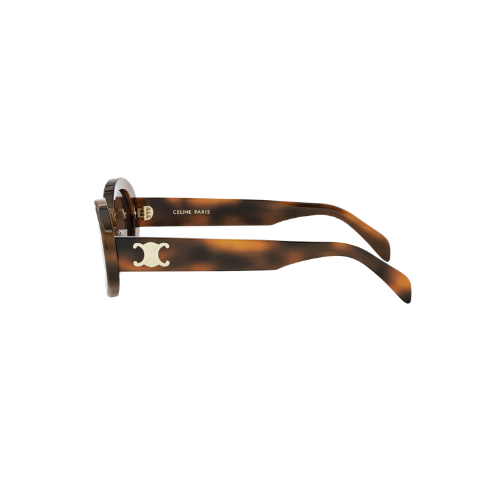 Celine - Triomphe Oval Havana Brown Frame