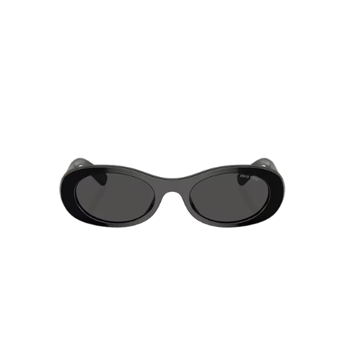 Miu Miu - Oval Acetate Black Frame
